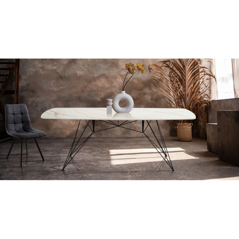 Tavolo / Scrivania Spillo Onice Marble 189 X 100 X H11 Cm