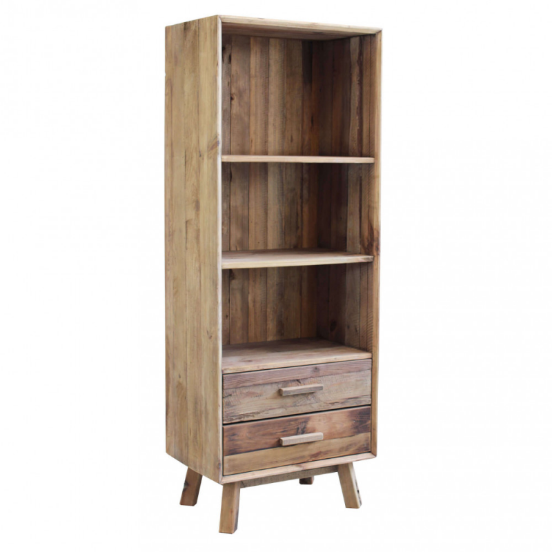 Libreria Justin moderna naturale per soggiorno studio casa