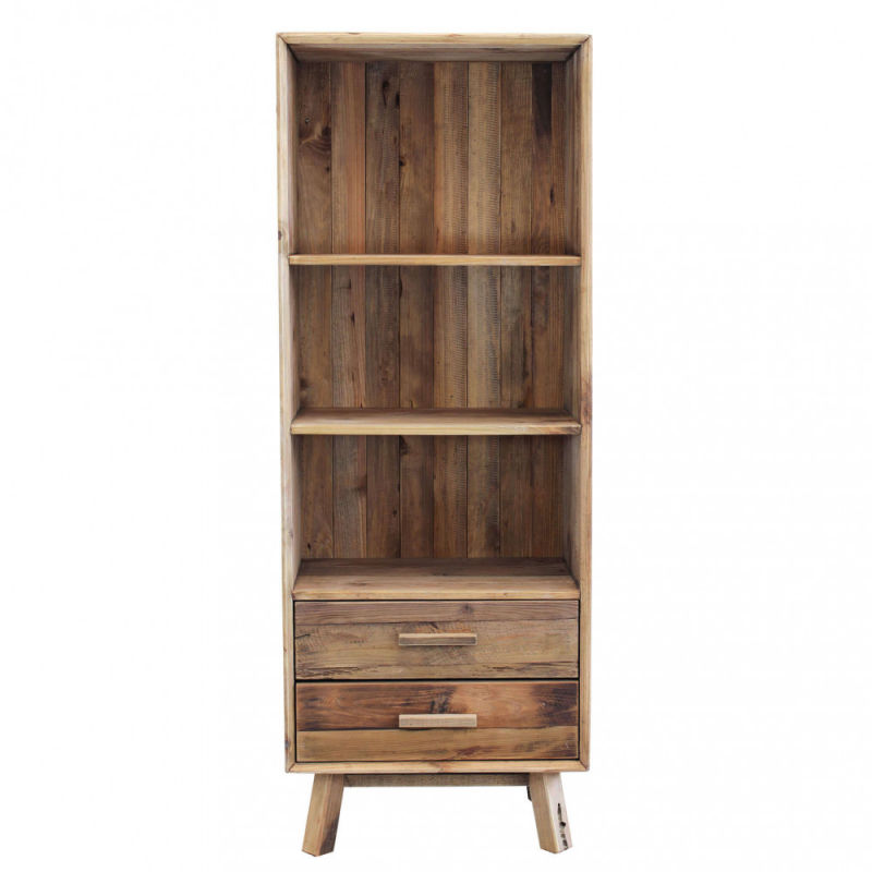 Libreria Justin moderna naturale per soggiorno studio casa