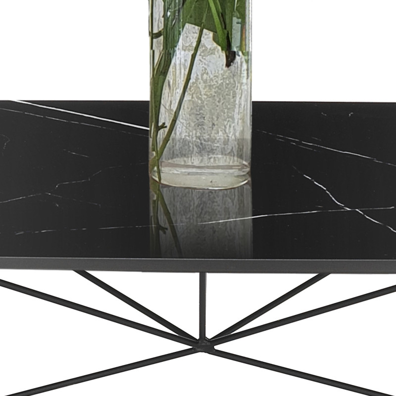 Tavolo / Scrivania Spillo Black Marble 189 X 100 X H11 Cm