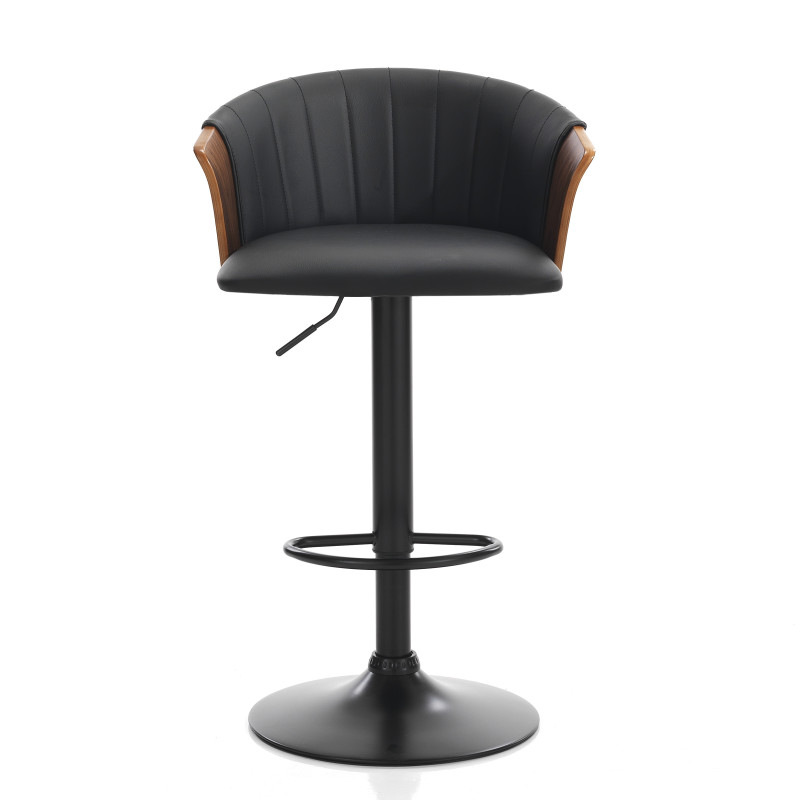 Sgabello Bryan Dark Wood 57 X 57,5 H30 Cm