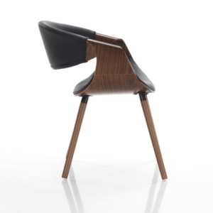 Zoom Sedia Visby 2 Dark Wood 56 X 56 H40 Cm