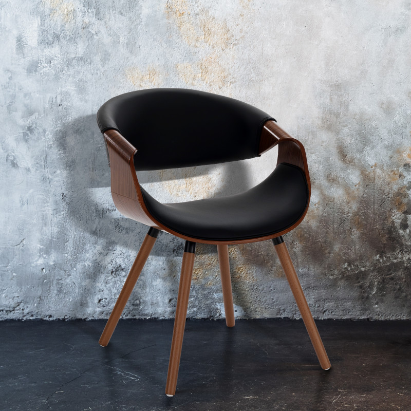 Sedia Visby 2 Dark Wood 56 X 56 H40 Cm