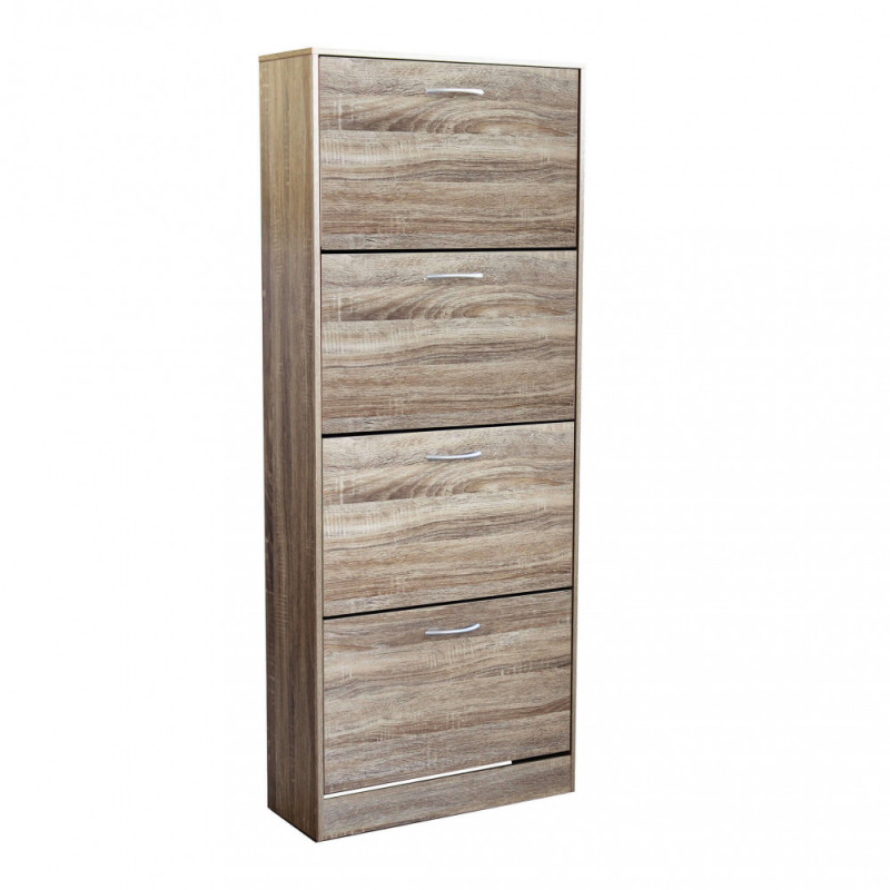 Scarpiera Wendy naturale moderna salvaspazio per bagno casa