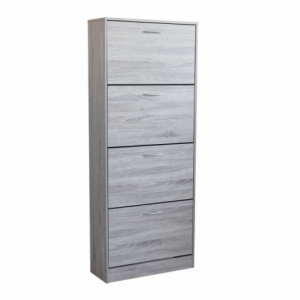 Scarpiera Wendy grigio chiaro moderna salvaspazio per bagno casa