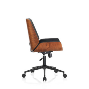 Zoom Poltrona Da Ufficio Odda Dark Wood 62 X 58,5 H35 Cm