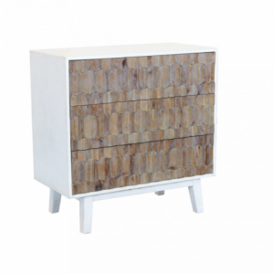 Mobile Alwyn legno acacia 2 ante 3 cassetti 110x45x80