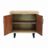 Mobile Benjamin legno acacia 2 ante 4 cassetti 110x45x80