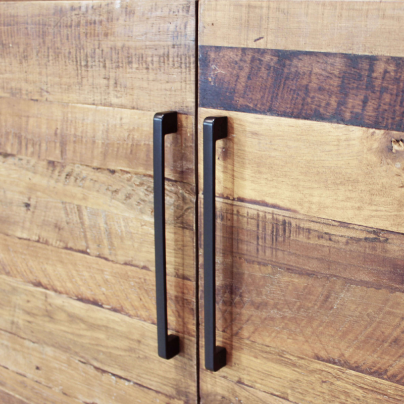 Mobile Braxton 4 ante legno e metallo 100x40x160 cm