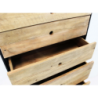 Cassettiera Amabel legno mango marrone 60x35x130h