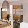 Cassettiera Amabel legno mango marrone 60x35x130h