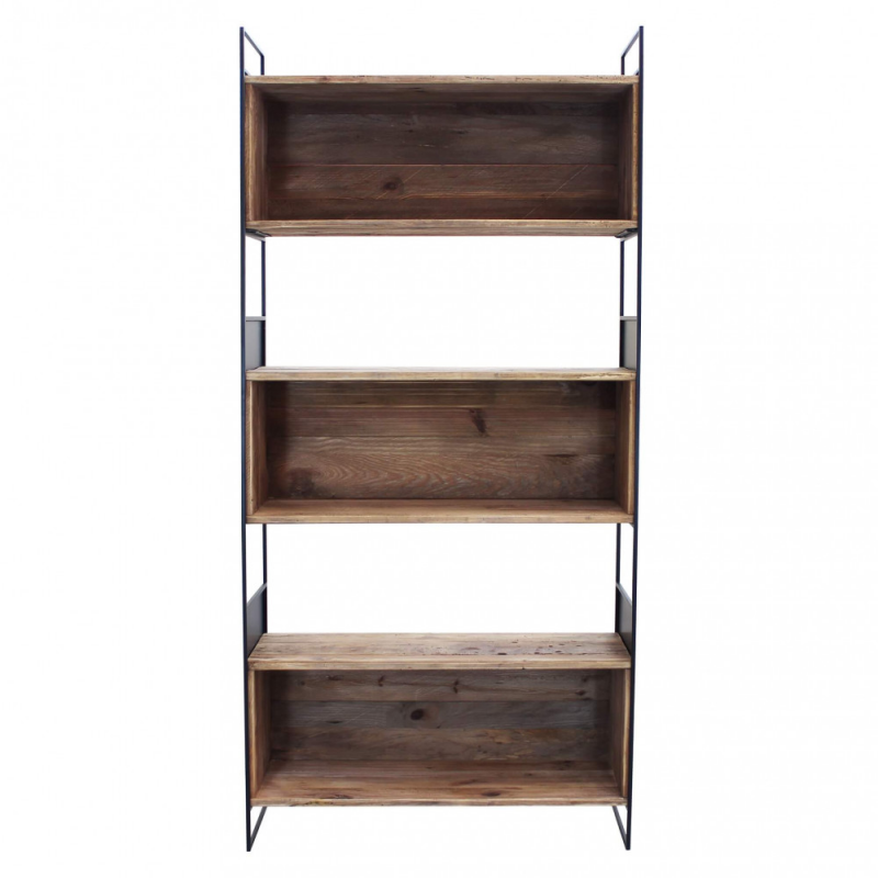 Libreria Allison moderna naturale per soggiorno studio casa
