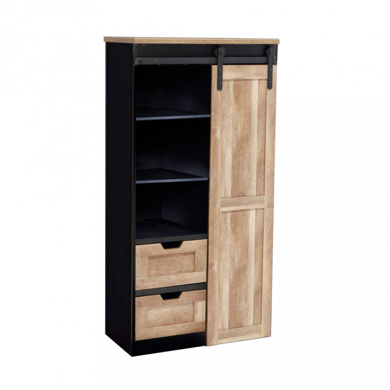 MOBILE LIBRERIA IN LEGNO E FERRO JAMAR