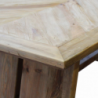 Tavolo Alvar 180x95 moderno fisso legno robusto per soggiorno casa