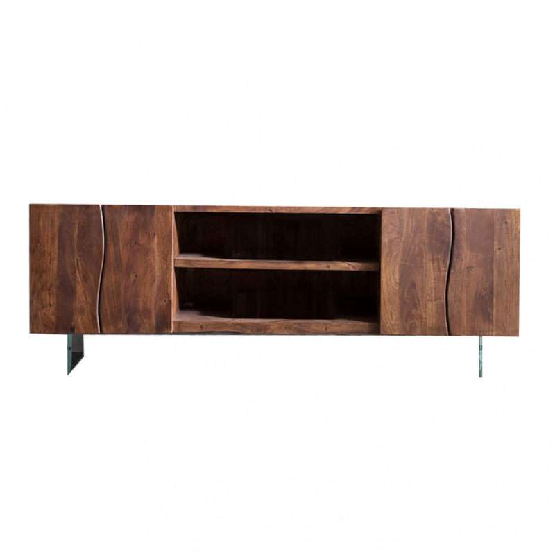 Porta TV Brayden moderno compatto legno robusto per soggiorno casa