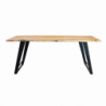 Tavolo Carlton 200x100 moderno fisso legno robusto per soggiorno