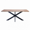 Tavolo Chase 180x90 moderno fisso legno robusto per soggiorno casa