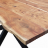 Tavolo Chase 180x90 moderno fisso legno robusto per soggiorno casa