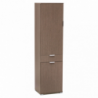 ARMADIO CON 2 ANTE E 1 CASSETTO ROVERE GRIGIO