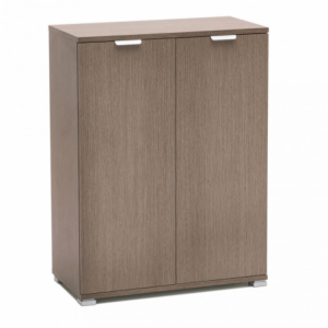 Armadietto 2 ante rovere grigio compatto pratico elegante casa