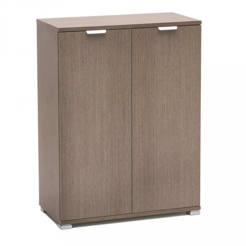Armadietto 2 ante rovere grigio compatto pratico elegante casa
