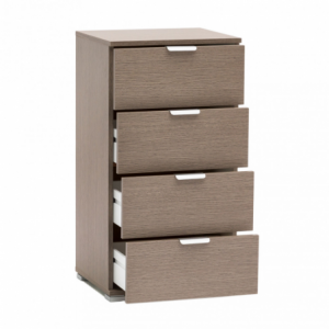 Zoom MOBILETTO 4 CASSETTI ROVERE GRIGIO