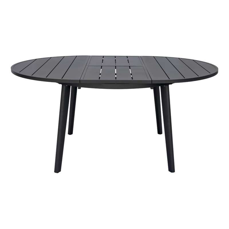 Tavolo Tropea ø120/170 Alluminio Antracite Moia