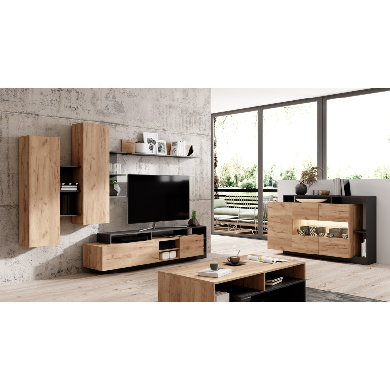 Madia Kely Anthracite 147 X 51 X 10 Cm