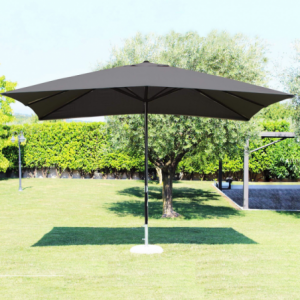 Zoom OMBRELLONE MERCURIO 3 X 4 P/C NERO TELO GRIGIO