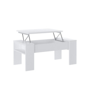Zoom Tavolino Contenitore James Total White 84 X 54 X H.9,8 Cm