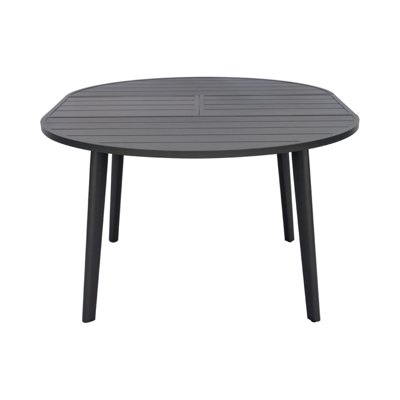Tavolo Tropea ø120/170 Alluminio Antracite Moia