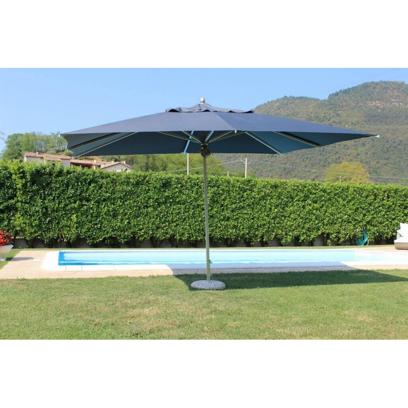 OMBRELLONE CRISTAL P/C ALLUMINIO 3 X 3