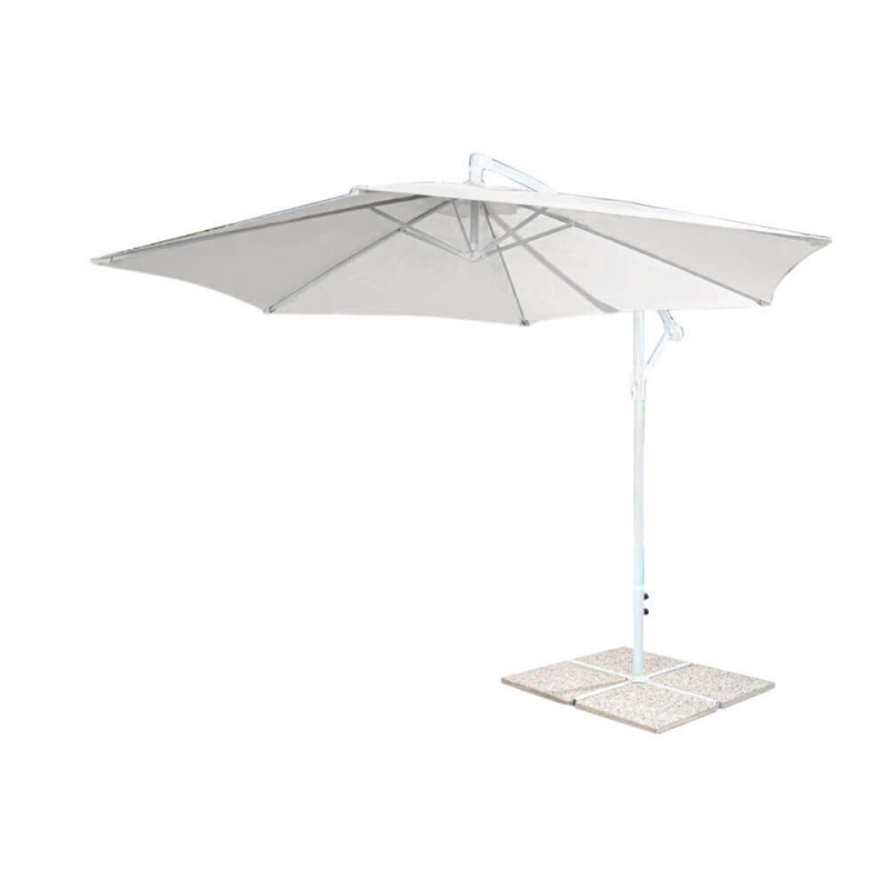 OMBRELLONE ERIS P/L Ø 3 BIANCO