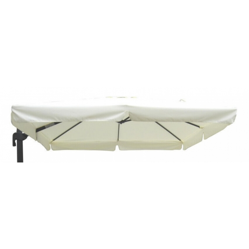 Telo Saturno Ecru 3x4 ricambio ombrellone rettangolare giardino