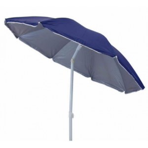 Ombrellone Spiaggia Nylon Ø2 protezione UV palo centrale giardino