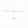 OMBRELLONE DOPPIO 3 X 3 ARCHIMEDE BIANCO TELO BIANCO
