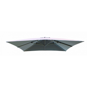 Telo Darwin grigio 3x4 m ricambio ombrellone giardino resistente