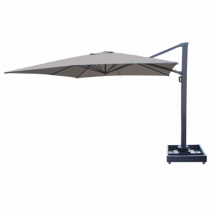 Ombrellone Zeus palo laterale 4x4 m quadrato giardino