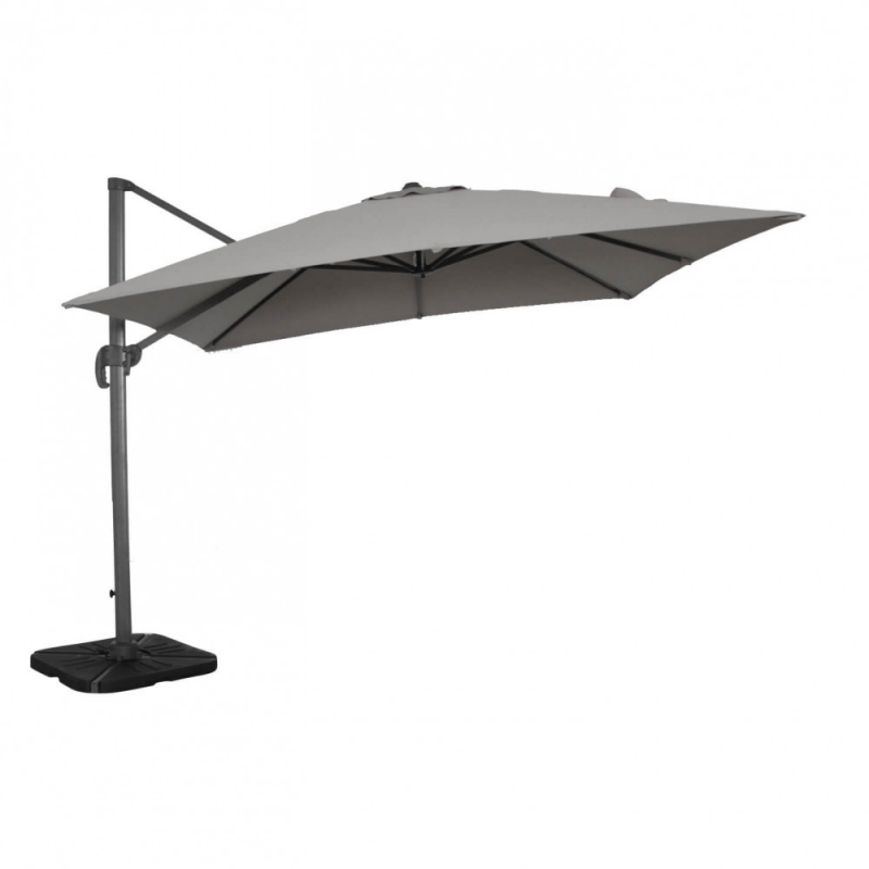 OMBRELLONE SATURNO ANTRACITE P/L 3 X 4 TELO GRIGIO