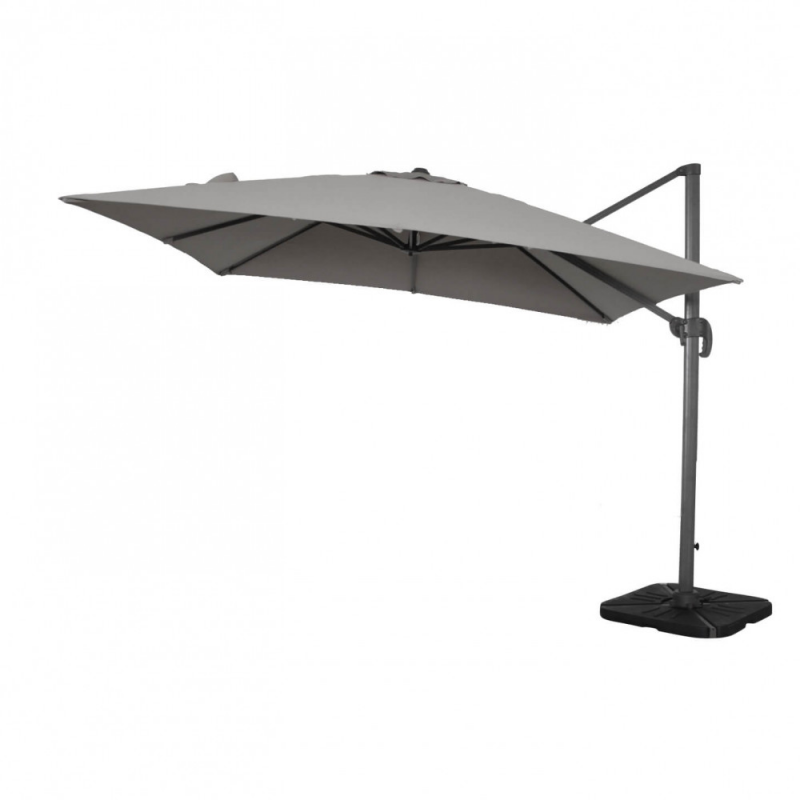 OMBRELLONE SATURNO ANTRACITE P/L 3 X 4 TELO GRIGIO