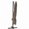 OMBRELLONE NETTUNO LUX NERO P/L 3 X 4 TELO TAUPE
