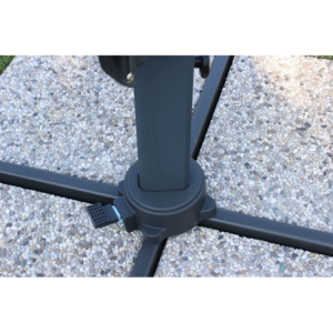 Zoom OMBRELLONE DARWIN ANTRACITE P/L 3 X 3 TELO ECRU
