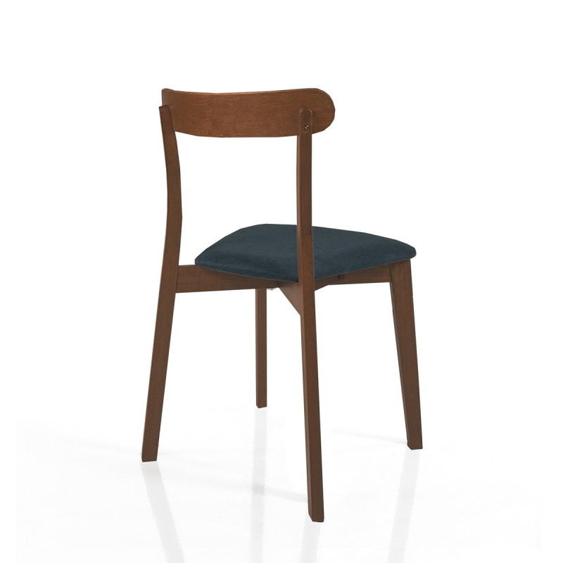 Sedia Ambra Dark Wood 83X64 H11 Cm