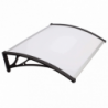 Pensilina Rain trasparente 80x120cm resistente per esterni