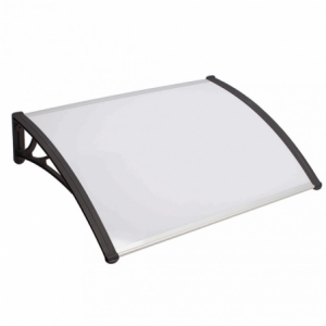 Pensilina Rain alveolare opaco 100x120cm resistente esterno