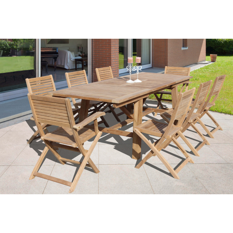 Poltrona Mirage Pieghevole in Legno per Esterno Giardino