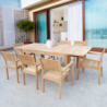 Tavolo Ribot Allungabile in Legno 200-300x100 per Esterno