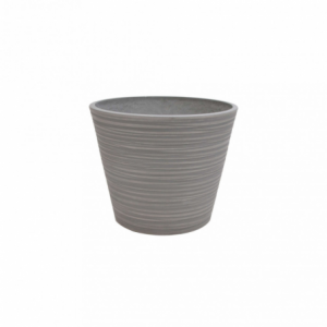 Vaso Medio Camelia in Resina Bianco per Interni ed Esterni