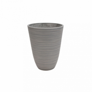 Vaso Medio Anemone in Resina Bianco per Interni ed Esterni