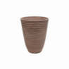 Vaso Medio Anemone in Resina Tortora per Interni ed Esterni